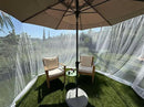 Mosquito Net for Umbrella 11 FT | Large Sizes & Fabric Designed for Outdoors | Insect House Screen Netting for Patio, Porch & Garden Terrace | Outside Canopy Bug & Fly Protection Enclosure by GreenHaven Gardens