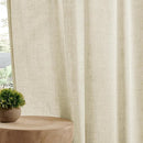 Joydeco Linen Curtains 96 Inch Length 2 Panel Sets,Light Filtering Curtains for Bedroom 100 Inch Wide Living Room Drapes with Back Tabs & Rod Pockets (W100 x L96 Inch, Linen) by CozyNest Decor