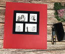 RECUTMS Photo Album Self Adhesive Magnetic DIY Scrapbook 60 Pages 13.3 x 13.4 (Inches) Accommodate 8X10 6X8 5X7 4X6 Photo Wedding Album Memory Book (Red) by TinyTreasures Baby Boutique