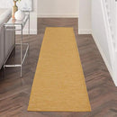 Nourison Home Positano 10' Runner Yellow Fabric Modern Area Rug (10' Runner) by CozyNest Decor