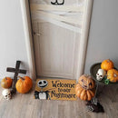Gertmenian Nightmare Before Christmas Coir Doormat - 2x3 Welcome Mat (2-Pack), Ideal for High Traffic Areas in Front Door, Garage, Entryway - Welcome Nightmare/Jack & Sally, 80005 by CozyNest Decor