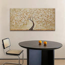 TAIJXAGSG Botanical Wall Art Gold Tree Flower Abstract Wall Decor Modern Canvas Art Wall Decor Print Abstract Paintings Pictures For Bedroom Bathroom Office Home Artwork Can Be Hung Directly 20"X 40" by CozyNest Decor