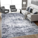8x10 Area Rug Living Room Rug: Washable Modern Abstract Soft Thin Rug Indoor Floor No Slip Stain Resistant Carpet for Bedroom Dining Room Farmhouse Nursery Home Office - Grey by TinyTreasures Baby Boutique