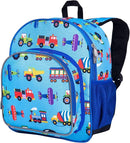 Wildkin 12-inch Kids Backpack – Padded, Adjustable, Ideal for Daycare & Travel - Trains, Planes, and Trucks by TinyTreasures Baby Boutique