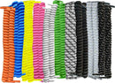 FOOTMATTERS Curly No Tie Shoe Laces - Elastic Spring Laces by CozyNest Decor