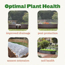Epic Gardening 5-in-1 Modular Galvanized Raised Garden Bed Kit, 30" Short Metal Planter Box, Durable Aluzinc Steel Raised Garden Bed Outdoor for Vegetables, Herbs, Flowers & Fruits - Round Light Clay by GreenHaven Gardens