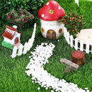 Elcoho 10 Pieces Fake Grass for Crafts Fairy Garden 6 x 6 Inches Artificial Garden Grass for Miniature Ornament Dollhouse DIY Decoration by CozyNest Decor