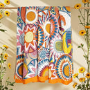 Boho Throw Blanket, 100% Organic Muslin Cotton Breathable Ultra Soft Bed Quilt Throw - All Season Floral Bird Butterfly Farmhouse Decor Blanket for Sofa Couch Chair and Gift. 60" x 80" by CozyNest Decor