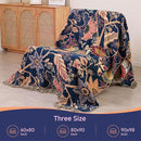 Boho Cotton Throw Blanket - Ultra-Soft Rustic Quilt for Bed, Home Decor & Travel - Large 90"x98" Muslin Blanket - All-Season Lightweight Bedspread & Throw for Women & Moms by CozyNest Decor