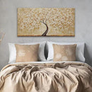 TAIJXAGSG Botanical Wall Art Gold Tree Flower Abstract Wall Decor Modern Canvas Art Wall Decor Print Abstract Paintings Pictures For Bedroom Bathroom Office Home Artwork Can Be Hung Directly 20"X 40" by CozyNest Decor