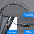 Orzbow Universal Mosquito Net for Stroller, Baby Bug Net with Two-Way Zippers & Storage Bag, Breathable & Foldable Mosquito Netting for Strollers, Car Seat, Bassinet, Portable Mini Crib, Dark Grey by TinyTreasures Baby Boutique
