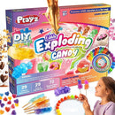 Playz Edible Exploding Candy Making Science Kit for Kids Ages 8-12 Years Old - Food Science Chemistry Kid Science Kit with 29 Experiments, Educational Science Kits for Boy & Girls by TinyTreasures Baby Boutique