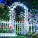 JMEXSUSS 2 Pack Solar String Lights Outdoor Waterproof, Each 33FT 100 LED Solar Lights Outdoor, 8 Modes White Fairy Light for Outside Yard Tree Patio Garden Wedding Christmas Decorations by GreenHaven Gardens