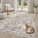 Area Rug for Living Room: 4x6 Washable Neutral Abstract Modern Soft Rugs Non Slip Indoor Floor Stain Resistant Carpet for Bedroom Dining Room Office Nursery - Brown by TinyTreasures Baby Boutique