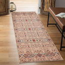 Keen Home Design 2x10 Rug - Machine Washable Runner with Non-Slip Backing, Ideal for Hallway, Entryway, Kitchen, Laundry Room - Vintage, Easy Clean, Durable, Low Pile Rug - (2'6" x 10') by CozyNest Decor