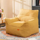 Bean Bag Chair with Filler, Bean Bag Sofa Chair with Tufted Soft Armrests Plush Lazy Sofa Comfy Chair,Large BeanBag Chair for Adults in Livingroom, Bedroom by CozyNest Decor