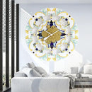 The Gears Clock Wall Clock Italy Collection with Moving Gears (Praiano, 36 inch Round) by CozyNest Decor