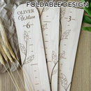 Personalized Jungle Growth Chart Wood - Engraved Growing Ruler Chart for Kids, Children Measuring Height Chart Baby Boy, Large Measuring Board Wooden, Animals Growing Wall Measurement, 2 Sizes by TinyTreasures Baby Boutique