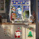 Christmas Window Clings - Christmas Large Window Stickers for Glass Window, Reusable Static Vinyl Double-Sided Winter Decals, Cute Snowflake Snowman Holiday Xmas Decorations, 197 PCS/9 Sheet by CozyNest Decor