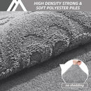 COSY HOMEER-Door-Mat-Non-Slip-Entryway-Rug 32”x48” Absorbent Welcome Mats Washable Dirt Trapper Door Mat Entrance Floor Mats for Front Back Doormats and Wet Shoes,Grey by CozyNest Decor