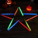 JOYIN 24 Pcs Halloween Glow Stick Hanging Wands in 8 Different Pattern Designs and 6 Colors for Kids Party Favors, Halloween Party Supplies, Glow in the Dark, Goodies Bags Fillers, Non Candy Treats by TinyTreasures Baby Boutique