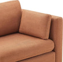 CHITA Terracotta 6-Seat U-Shaped Modular Sofa Set, Extra Large Sectional Couch with Reversible Chaise, 146 inch Width, Sofa with Storage Ottomans by CozyNest Decor