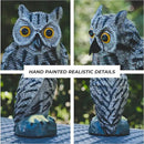 Galashield Owl Decoy to Scare Birds Away | Plastic Owls to Scare Birds Away | Owl Statue for Garden & Outdoors by GreenHaven Gardens
