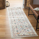 Keen Home Design 2x10 Rug - Machine Washable Runner Rug with Non-Slip Backing, Ideal for Hallway, Entryway, Kitchen, Laundry Room - Vintage, Easy Clean, Durable, Low Pile - (2'6" x 10') by CozyNest Decor