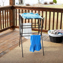 Household Essentials 5175 Collapsible Expandable Metal Clothes Drying Rack, Antique Bronze, STORAGE by TinyTreasures Baby Boutique