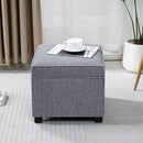 Adeco Storage Ottoman by CozyNest Decor