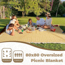 Genovega 2 in 1 Extra Large 80"* 80" Rug Picnic Waterproof Outdoor Beach Blanket Foldable Camping Mat Summer Camp Equipment Honeymoon Stuff Hawaii Essentials Hunting Accessories Car Set Women Gifts by TinyTreasures Baby Boutique
