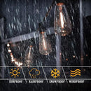 DAMAING Outdoor String Lights 150 FT Patio Lights String with 75 Dimmable ST38 Plastic LED Bulbs,Vintage Shatterproof Edison String Lights Waterproof for Bistro Balcony Backyard and Gazobos. by GreenHaven Gardens