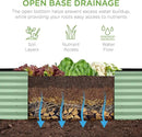 Best Choice Products 8x2x2ft Outdoor Metal Raised Garden Bed, Rectangular Deep Root Planter Box for Vegetables, Flowers, Herbs, and Succulents w/ 239 Gallon Capacity - Sage Green by GreenHaven Gardens