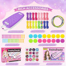 Dpai Friendship Bracelet Making Kit for Girls,DIY Arts and Crafts Toys,Jewelry String Maker Kit,The Best Birthday Gifts Ideas for Girls 6 7 8 9 10 11 12+ Years Old（Purple） by TinyTreasures Baby Boutique