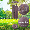 Cardinal Sympathy Wind Chimes Personalized, Windchimes in Memory of a Loved One/Mother, Sympathy Gifts Wind Chimes for Funeral Bereavement Condolences, Memorial Wind Chime by CozyNest Decor