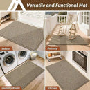 COSY HOMEER-Door-Mat 24"x36" Non Slip Absorbent Entryway Rugs Dirt Trapper Doormats Washable Entrance Mats Low Pile Welcome Floor Mat for Front Back Door and Entry Mats,Taupe by CozyNest Decor