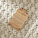 Casafield Square Pouf Ottoman, Natural - 18.5" W x 18.5" D x 14.5" H Cotton Knit Foot Stool - Boho Floor Pouffe for Living Room, Bedroom, Home Office by CozyNest Decor