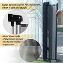 200" Retractable Baby Gates Extra Wide for Large Opening, 41" Extra Tall Retractable Dog Gate Pet Gates, Long Child Safety Mesh Gate with Fiberglass Rods for Stairs, Doorways, Hallways, Indoor/Outdoor by TinyTreasures Baby Boutique