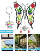 KY&BOSAM I Love You Aunt Butterfly Suncatcher for Windows Gifts for Aunt Pressed Flower Between Wings Glass Metal Engraved Charm Gifts for Aunt Mother's Day Valentine's Birthday Thanksgiving Christmas by GreenHaven Gardens