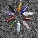 HDCRYSTALGIFTS 50pcs 38mm Crystal Icicle Pendant Chandelier Prisms Drops Lamp Candle Holders Curtain DIY Parts(Multi-Color) by GreenHaven Gardens