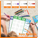 2 Pack Road Trip Game Pads, 10 Games (Categories, Dot & Boxes, Tic-tac-Toe, Scavenger Hunt Bingo), Pen Pencil Paper Game, Plane Trip/Car Travel/Getaway Activity Pad for Kid, Adult by TinyTreasures Baby Boutique