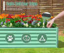 Domi Galvanized Raised Garden Bed, Outdoor Planter Garden Boxes Large Metal Planter Box for Gardening Vegetables Fruits Flowers, Green (6x3x1.5ft) by GreenHaven Gardens