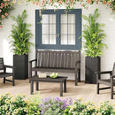 Set of 2 Planter Box Outdoor 30"H x 14.4"W x 13.6"D- Tall Planters for Outdoor Patio/Porch, All-Weather with Anti-dumping Kit, Durable Galvanized Steel, Modern Design for Plants, Flower, Garden by CozyNest Decor