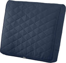 Classic Accessories Montlake FadeSafe Water-Resistant 25 x 22 x 4 Inch Wide Back Patio Quilted Lounge Cushion, Navy by GreenHaven Gardens
