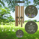 2025 Wedding Wind Chimes for Couple, Deep Tone Personalized Wind Chime, Wedding Gifts for Couples, Customized Windchime for Husband/Wife by CozyNest Decor