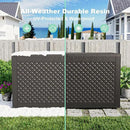100 Gallon Deck Box Large Outdoor Storage for Patio Furniture,Outdoor Cushions,Garden Tools and Pool Supplies,Waterproof,Resin,Lockable(Black Lozenge) by CozyNest Decor