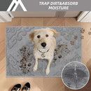 COSY HOMEER-Door-Mat-Non-Slip-Entryway-Rugs 20”x32” Absorbent Welcome Mats Washable Dirt Trapper Door Mat Entrance Floor Mats for Front Back Doormats and Wet Shoes,Grey by CozyNest Decor