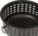 Amazon Basics 27 inch Steel Round Lattice Fire Pit by GreenHaven Gardens