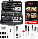 SpartaSake BBQ Grilling Accessories - Stainless Steel Barbecue Grill Tools Accessories kit Spatula Thermometer Tongs for Blackstone Griddle Outdoor Camping-Grill Set Gifts for dad Men Women(24 pcs) by GreenHaven Gardens