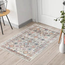 Keen Home Design 2x3 Rug - Machine Washable Entry Rug with Non-Slip Backing, Ideal for Enteryway, Kitchen, Bathroom, Laundry Room - Vintage, Easy Clean, Durable, Low Pile Rug - (2' x 3') by CozyNest Decor